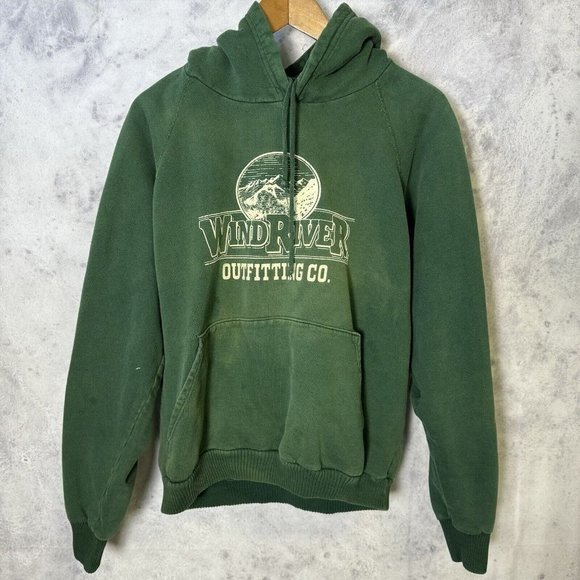 Vintage WindRiver Outfitting Co Sweatshirt Adult Green Outdoor Nature B2 - Picture 1 of 14